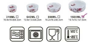 food container sizes
